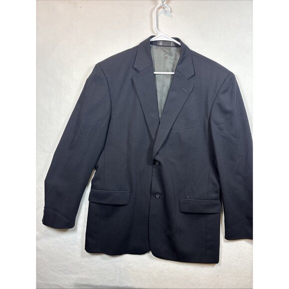 Emanuel Ungaro Suit Men 40r /34x 29.5Blue100 Acetate Blazer Classic 2 Piece